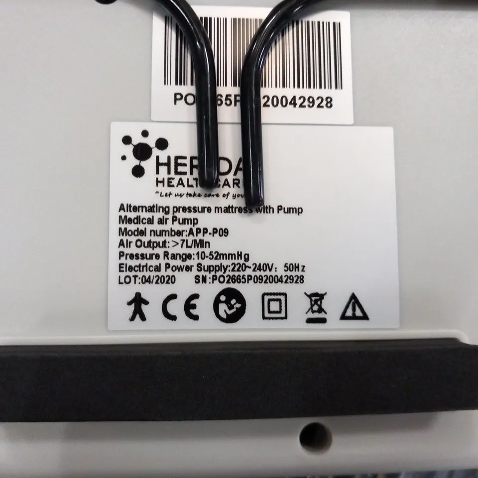 BRAND NEW BAGGED HERIDA ARGYLL 2 ALTERNATING AIR MATTRESS WITH PUMP