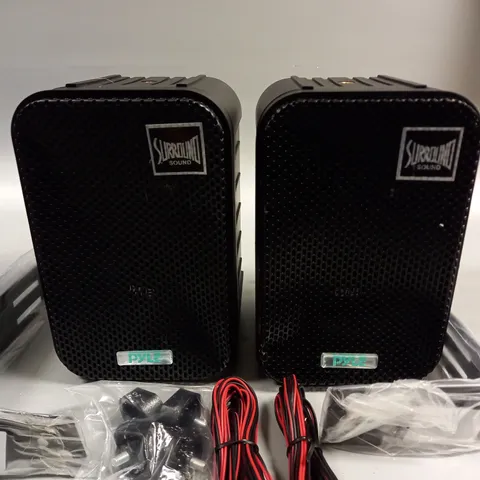 BOXED PYLE 300W OUTDOOR WATERPROOF SPEAKERS