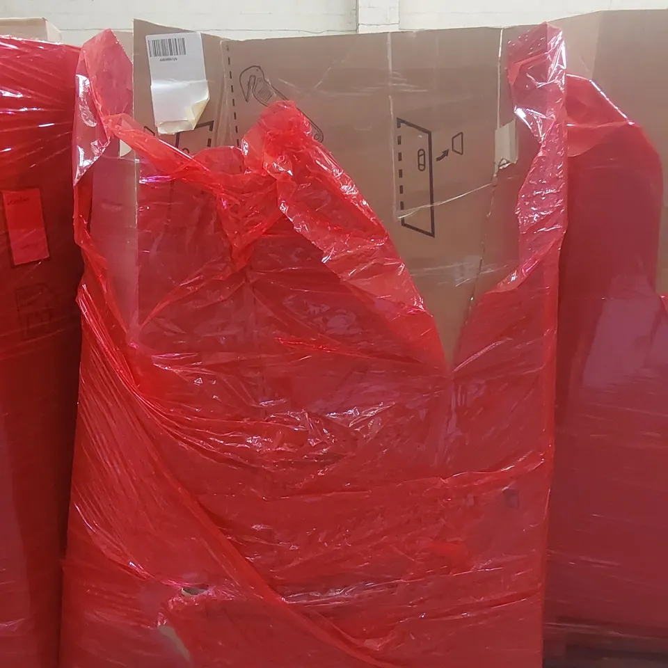 PALLET CONTAINING A LARGE QUANTITY OF ASSORTED ITEMS INCLUDING: FLOATING SHELF, STEAM CLEANER, EXTERNAL FIT WIND DEFLECTOR ECT