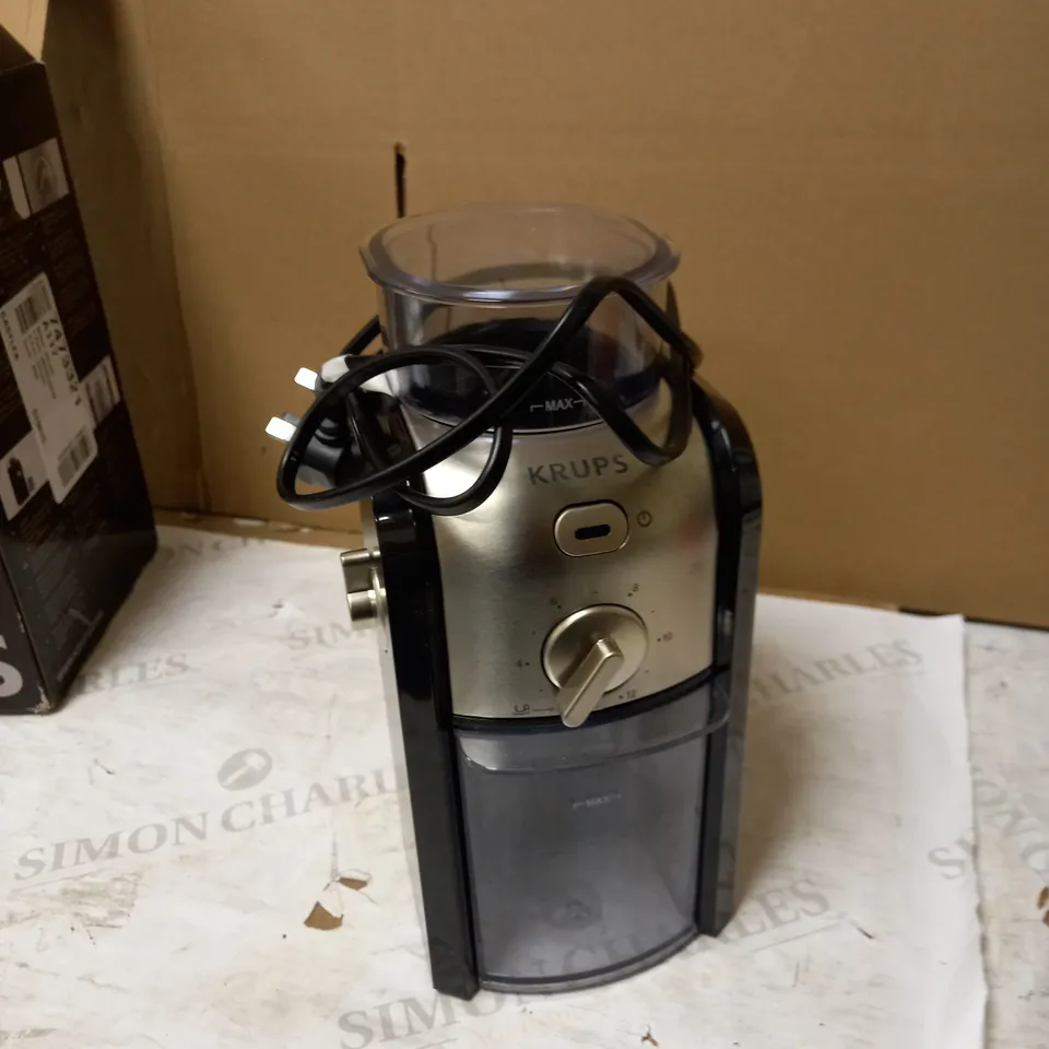 KRUPS GVX231 EXPERT BURR GRINDER FOR COFFEE BEANS