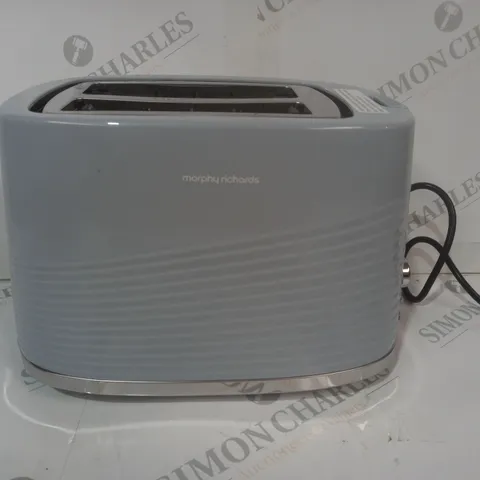 BOXED MORPHY RICHARDS DUNE 2 SLICE TOASTER IN CORNFLOWER BLUE