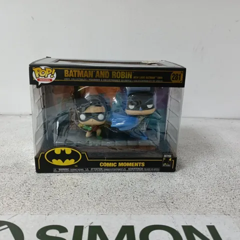 FUNKO POP! HEROES BATMAN AND ROBIN NEW LOOK BATMAN 1964 COMIC MOMENTS