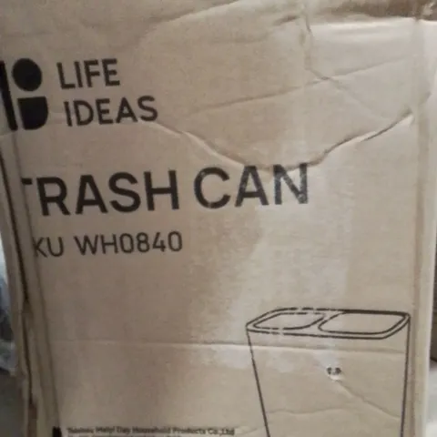 BOXED TRASH CAN 