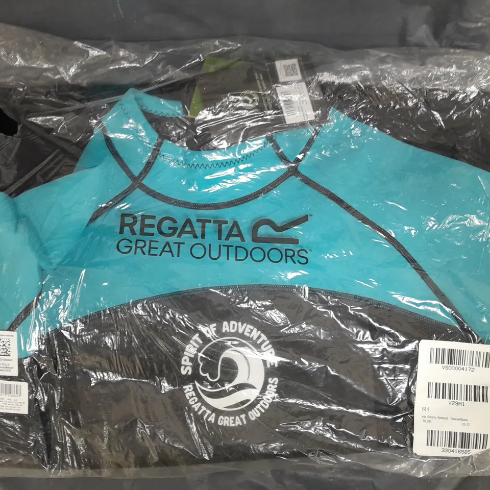 REGATTA WOMENS SHORTY WETSUIT IN BLUE/BLACK SIZE 20-22