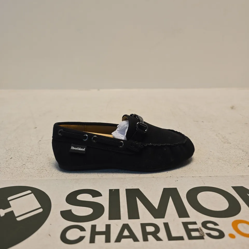 RIVER ISLAND KIDS' BLACK LOAFERS – UK CHILDREN'S 10