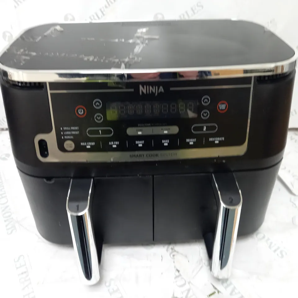 BOXED NINJA FOODI MAX DUAL ZONE 9.5L AIR FRYER AF451UK