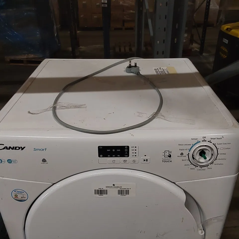 CANDY SMART 8Kg CONDENSER TUMBLE DRYER WHITE CSEC8LF