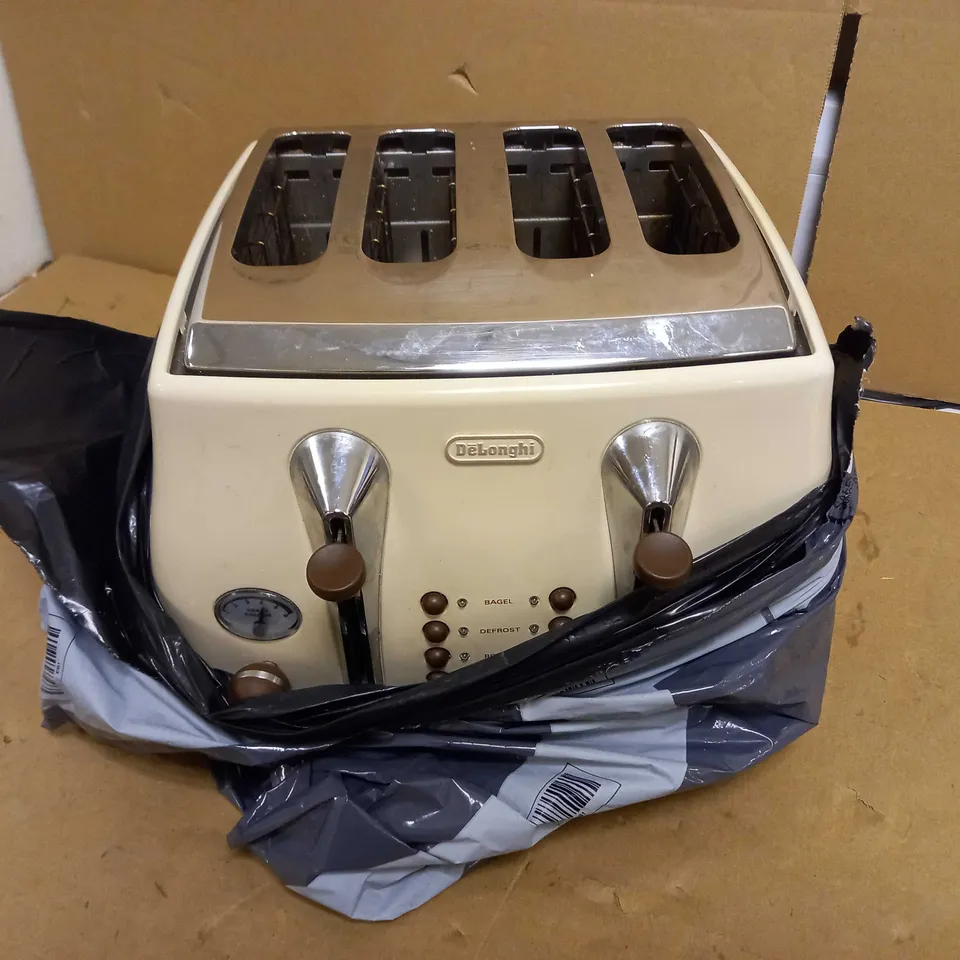 DELONGHI ICONA VINTAGE 4-SLOT TOASTER