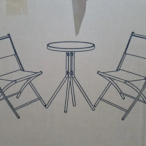 HAWAII 3-PIECE BISTRO SET - COLLECTION ONLY