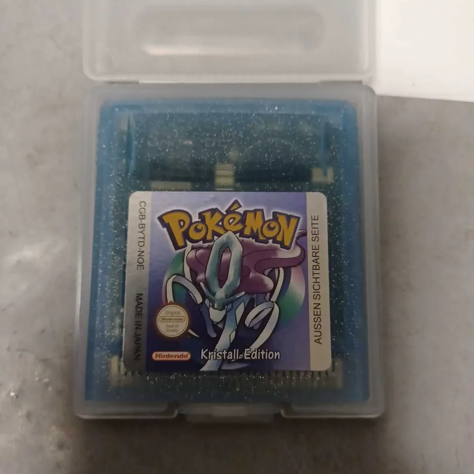 NINTENDO GAME BOY COLOR POKEMON KRISTALL EDITION