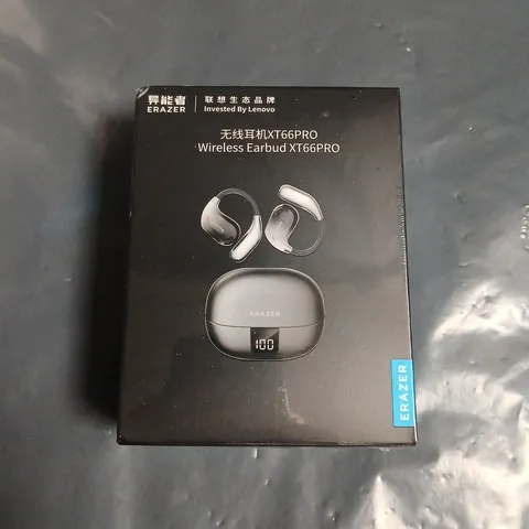 SEALED ERAZER BY LENOVO WIRELESS EARBUDS IN STEEL GRAY - XT66PRO