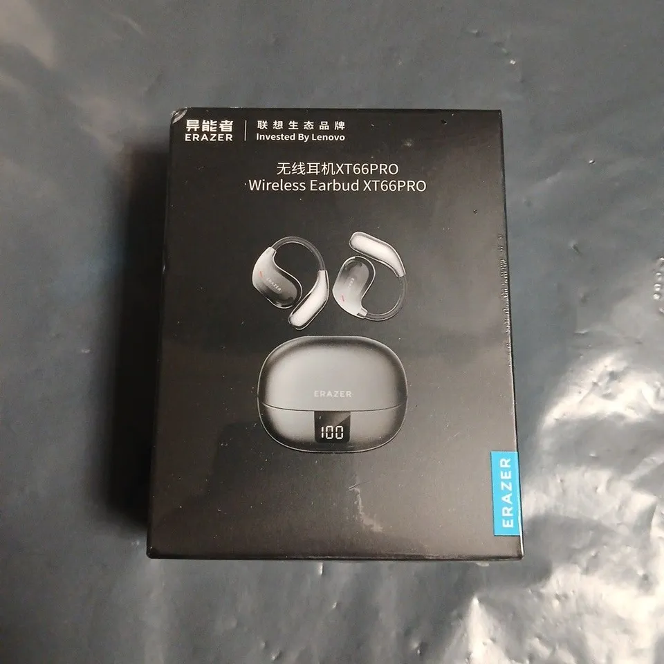 SEALED ERAZER BY LENOVO WIRELESS EARBUDS IN STEEL GRAY - XT66PRO