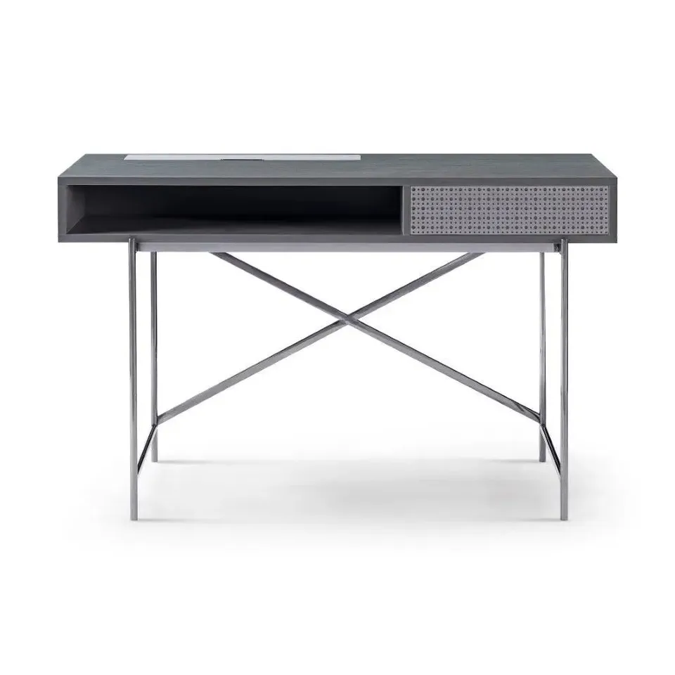 BRAND NEW BOXED ADRIANA GREY DESK DRESSING TABLE WITH DRAWER (2 BOXES) RRP £857