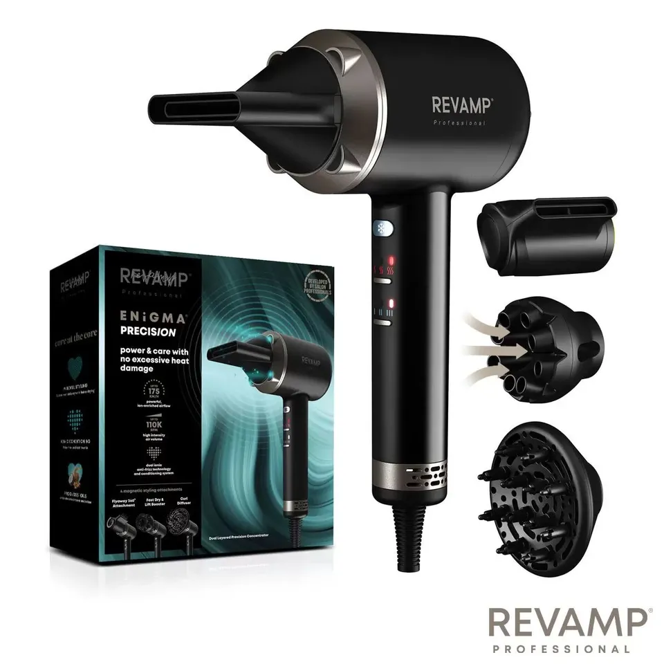 REVAMP ENIGMA PRECISION HAIR DRYER, DR-7000-GB
