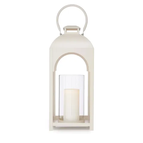 GARDEN STORIES IVORY LED LANTERN