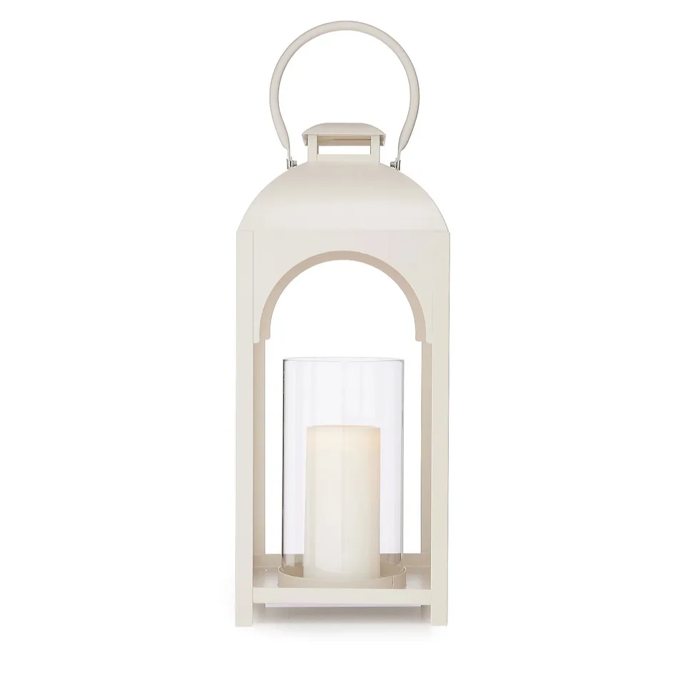 GARDEN STORIES IVORY LED LANTERN