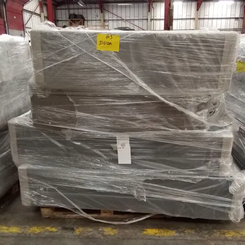 PALLET OF ASSORTED DESIGNER DIVAN BASES 