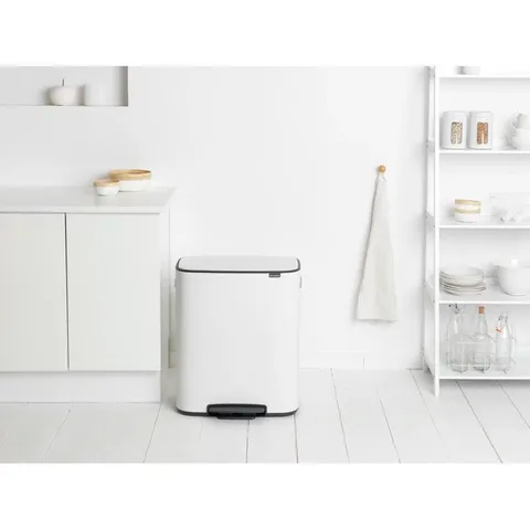 BRABANTIA BO PEDAL BIN WITH 1 INNER BUCKET (60 LITRES)