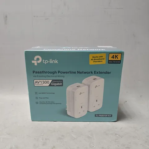 SEALED TP-LINK POWERLINE NETWORK EXTENDER TL-PA8010P KIT