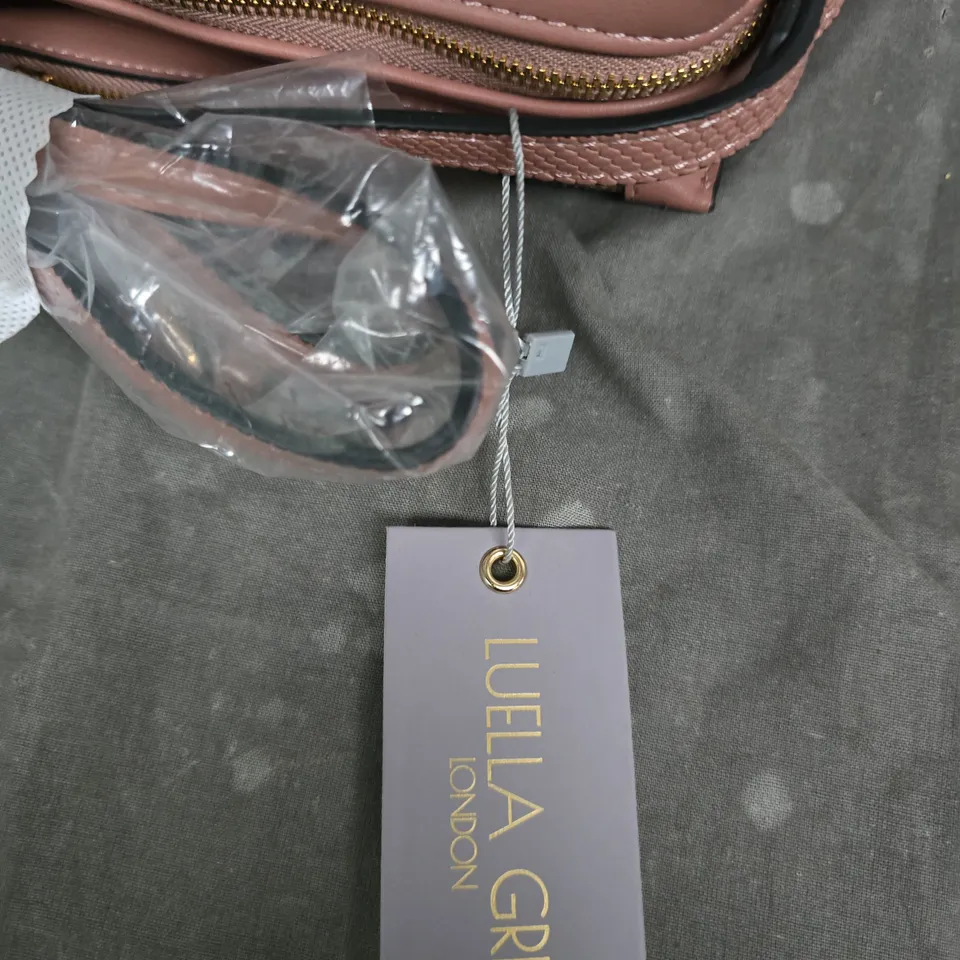 LUELLA GREY LONDON PINK LEATHER CROSSBODY BAG