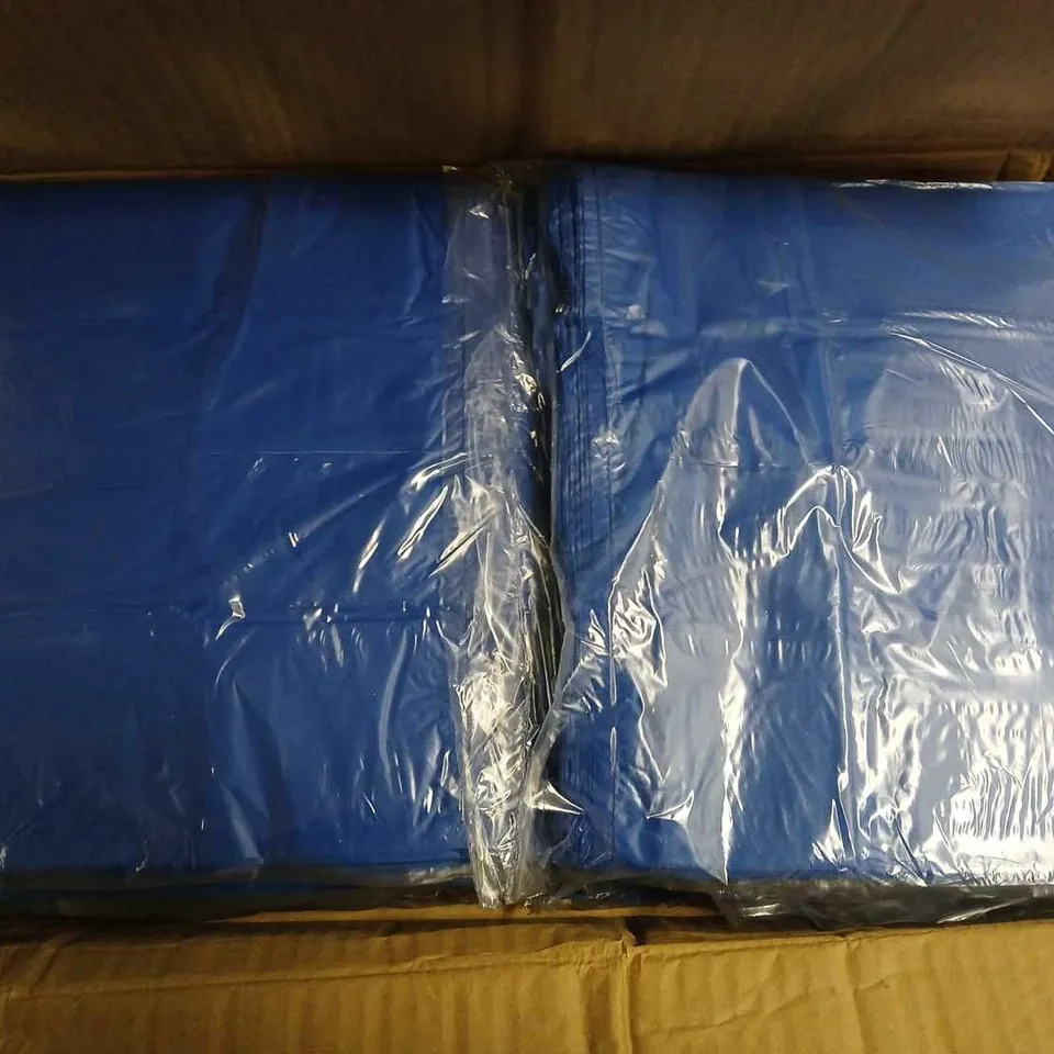 LARGE QUANTITY OF ASSORTED BLUE VEST CARRIERS