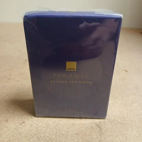 BOXED AND SEALED AVON FAR AWAY BEYOND THE MOON PARFUM 50ML
