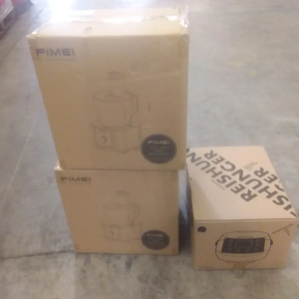 PALLET OF ASSORTED HOUSEHOLD PRODUCTS AND ITEMS, INCLUDING; FOOD PROCESSORS, DIGITAL RICE COOKER, TOILET SEAT, BOXED FURNITURE ETC