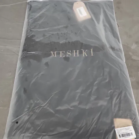 MESHKI JACQUELINE PLEATED WIDE-LEG PANTS β BLACK, SIZE L