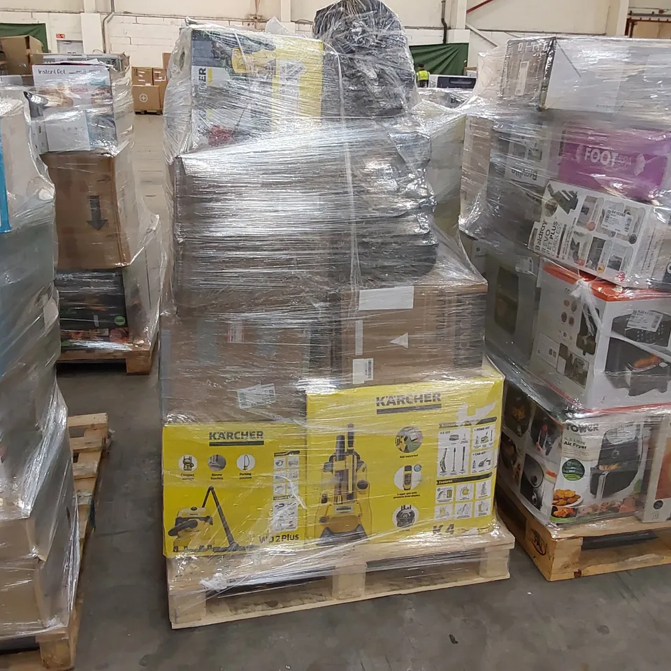 PALLET OF APPROXIMATELY 17 UNPROCESSED RAW RETURN HOUSEHOLD AND ELECTRICAL GOODS TO INCLUDE;