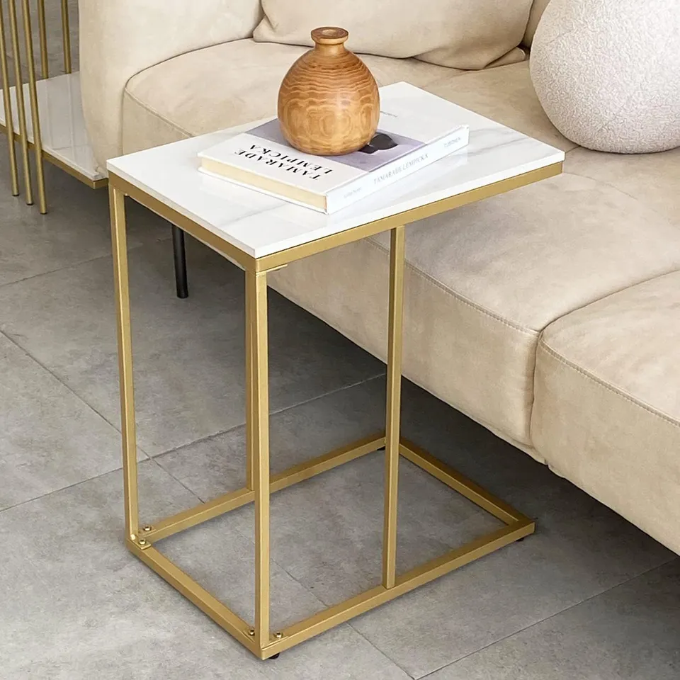 BOXED FATIVO C SHAPED SIDE TABLE