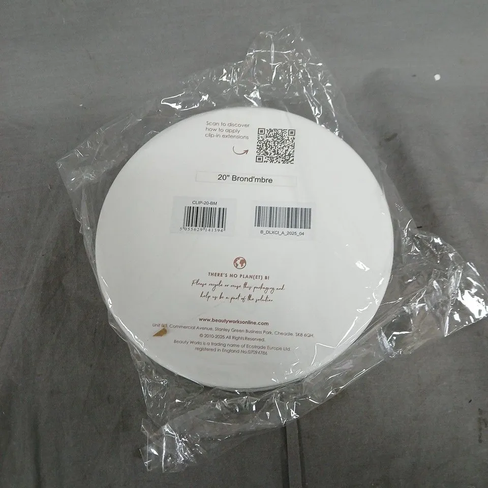 BEAUTY WORKS 20" INSTANT CLIP-IN HAIR EXTENSIONS IN BROND'MBRE