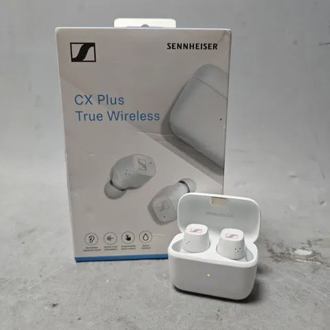 SENNHEISER CX PLUS TRUE WIRELESS EARPHONES IN WHITE