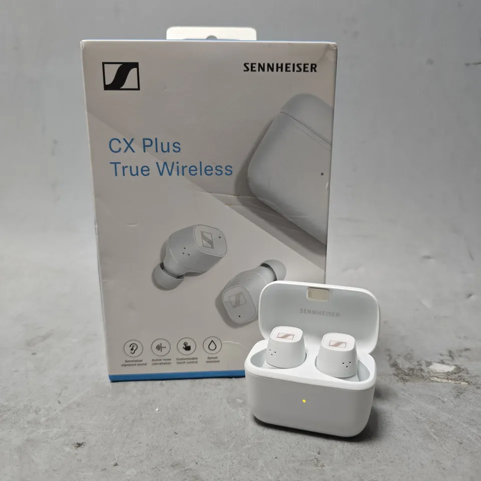 SENNHEISER CX PLUS TRUE WIRELESS EARPHONES IN WHITE