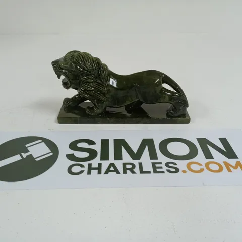DECORATIVE LION STATUE GREEN