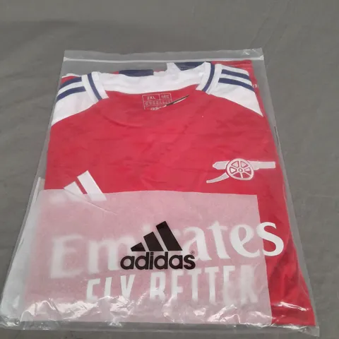 BAGGED ADIDAS ARSENAL JERSEY SIZE 2XL