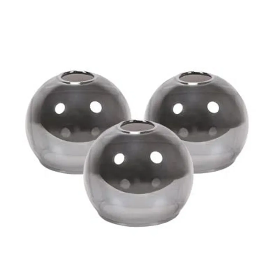 BOXED 6.8CM H GLASS ROUND PENDANT SHADE