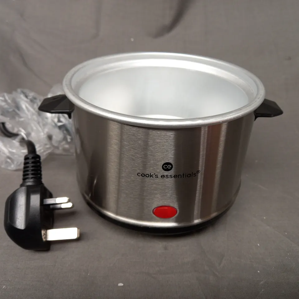 BOXED COOK'S ESSENTIALS CHOCOLATE FONDUE MAKER