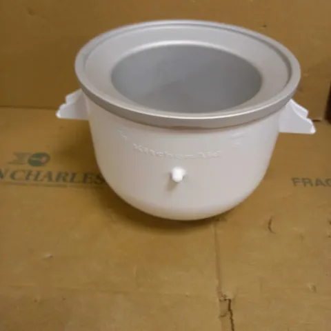 KITCHENAID 5KICA0WH ICE CREAM MAKER ACCESSORY FOR KITCHENAID STAND MIXERS