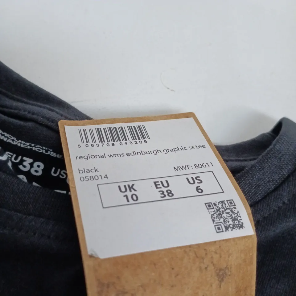 MOUNTAIN WAREHOUSE EDINBURGH SCOTLAND WOMENS UK 10 T SHIRT
