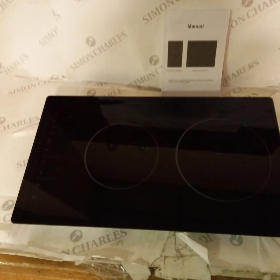 BOXED HONGSHAN ELECTRIC DUAL-HOB CERAMIC COOKER WITH INSTRUCTIONS (MODEL SK-30HLB2T1)