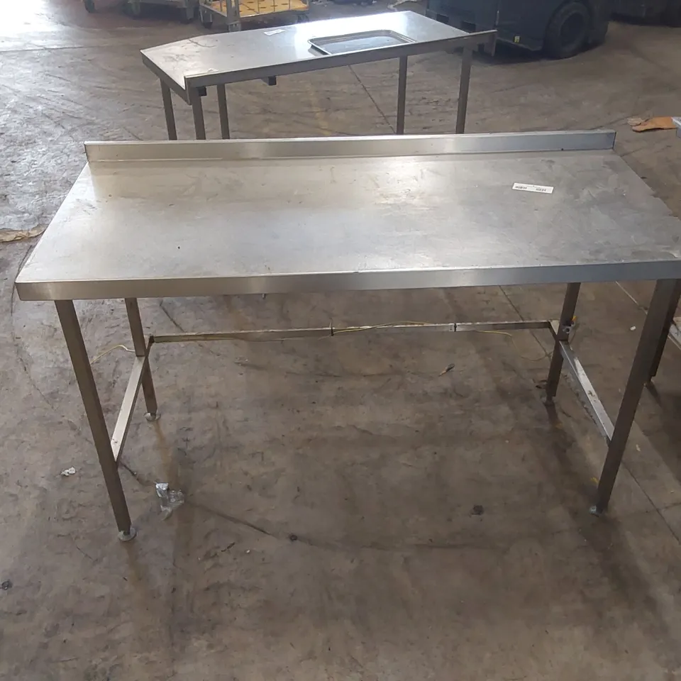 COMMERCIAL STAINLESS STEEL TABLE PIECE 