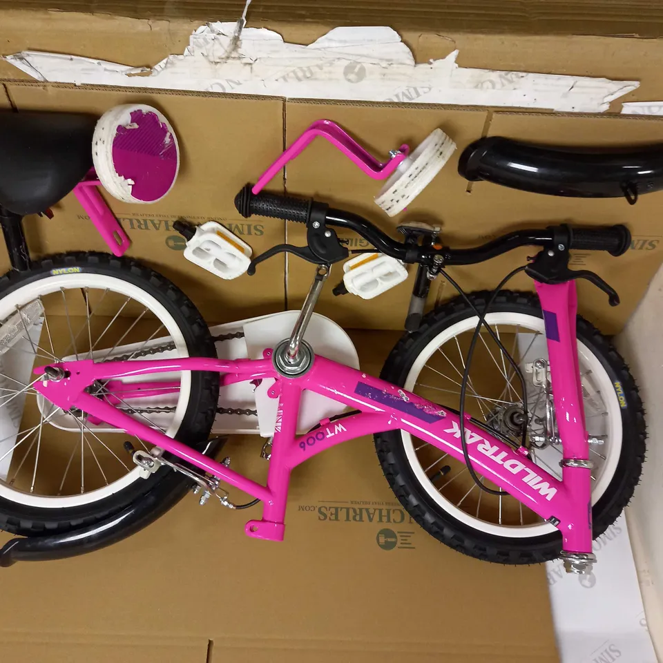 WILDTRAK - 16 INCH BIKE FOR CHILDREN 3-7 YEARS OLD WITH TRAINING WHEELS