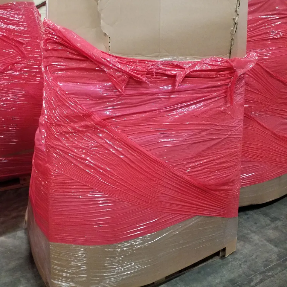 PALLET OF ASSORTED PRODUCTS INCLUDING PLAYPEN, LETTER CAGES, TOASTER, WREATH, POP UP TENT