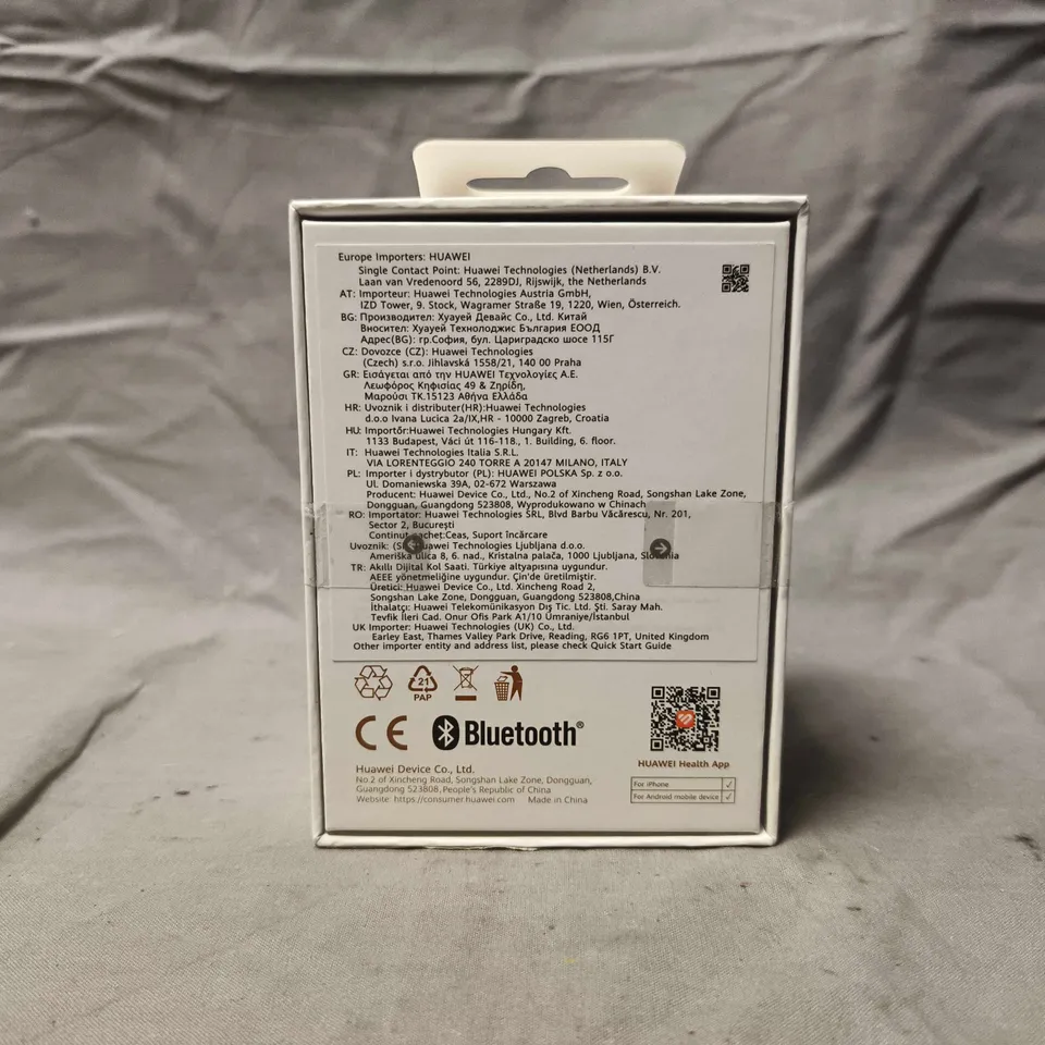 HUAWEI WATCH FIT 4 SMARTWATCH – BOXED, WHITE STRAP
