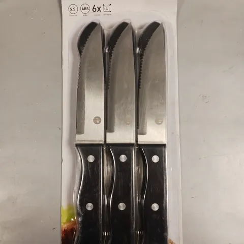 SEALED HENDI STEAK KNIFE XL SET - COLLECTION ONLY