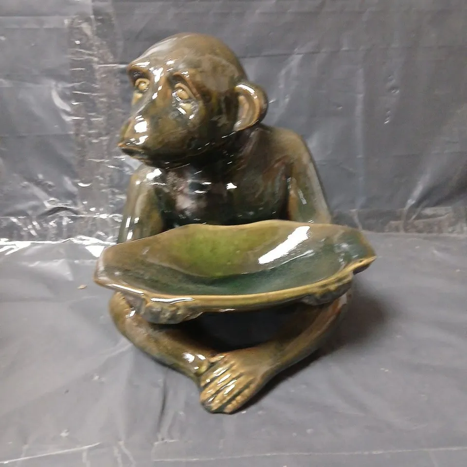 MONKEY LEAF DISH - GREEN