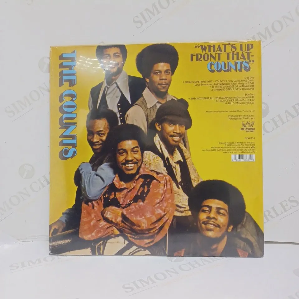 SEALED THE COUNTS WHAT'S UP FRONT THAT-COUNTS VINYL.