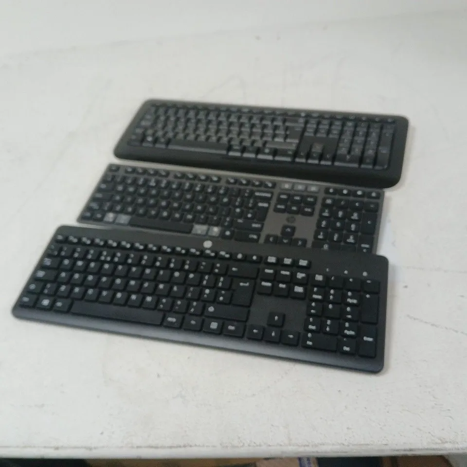 3X ASSORTED KEYBOARDS 