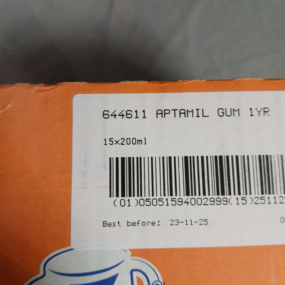 APTAMIL TODDLER MILK +1 YEAR – 15 X 200ML