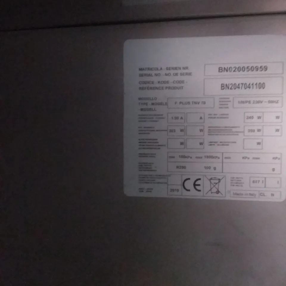 TALL COMMERCIAL FRIDGE